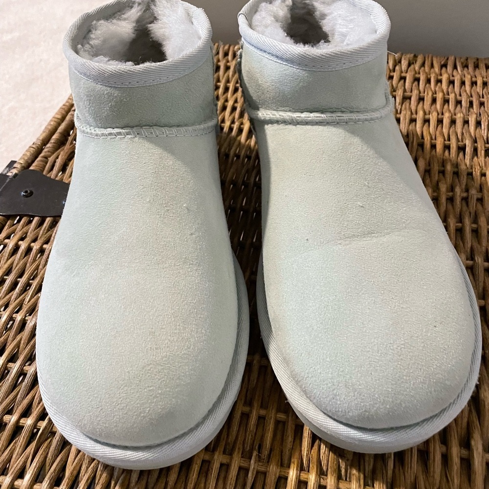 UGG Cream Sheepskin Lined Boots